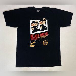 Blue Brothers St Helens Graphic T-shirt Men Medium Black Short Sleeve Music